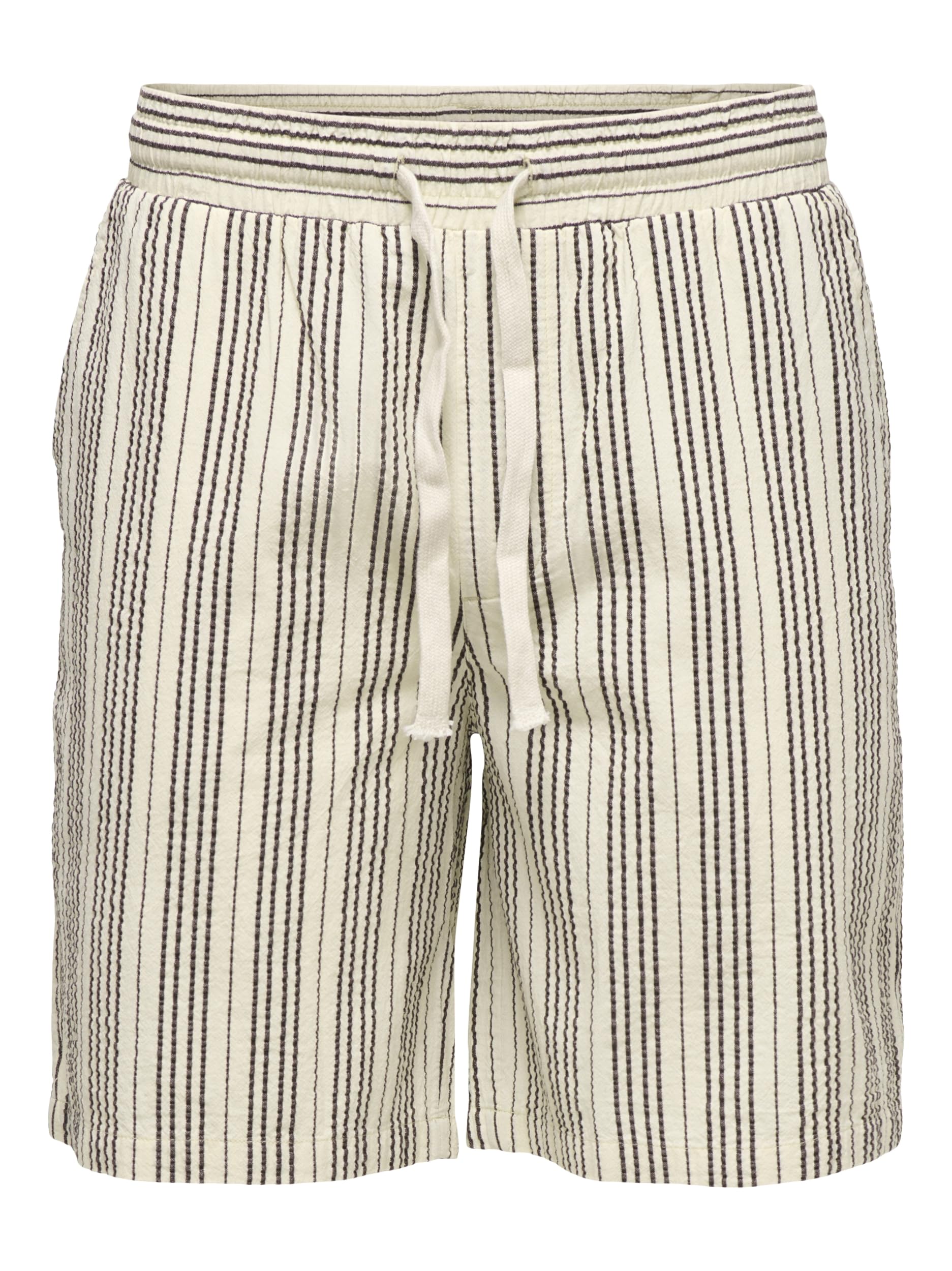 Only & Sons ONSCRUZ Shorts Uomo Seersucker Cotone