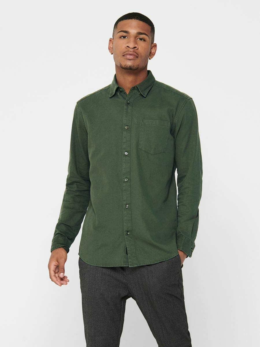 ONLY & SONS Onsbryce camicia uomo Scarab taglia XL