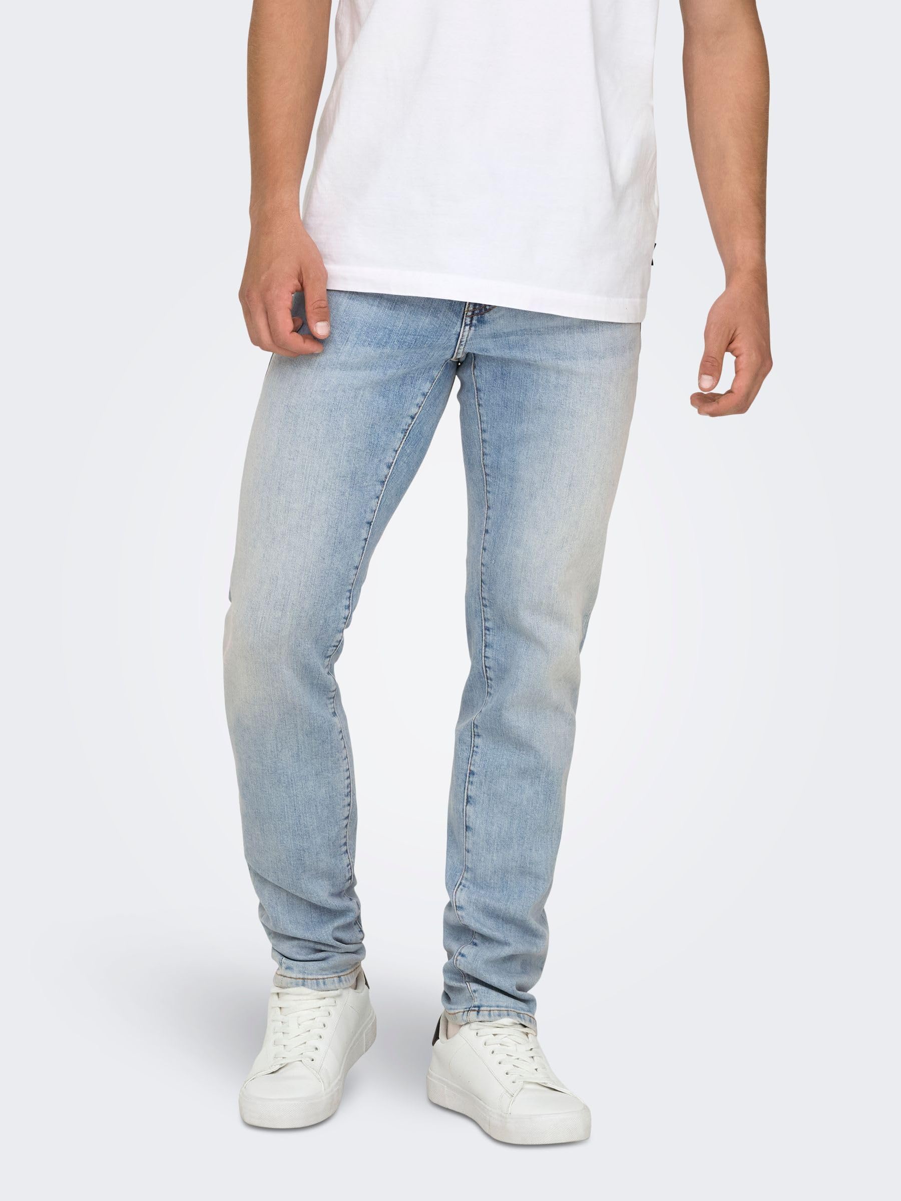 ONLY & SONS Onsloom Slim Jeans Uomo 34W/32L Azzurro