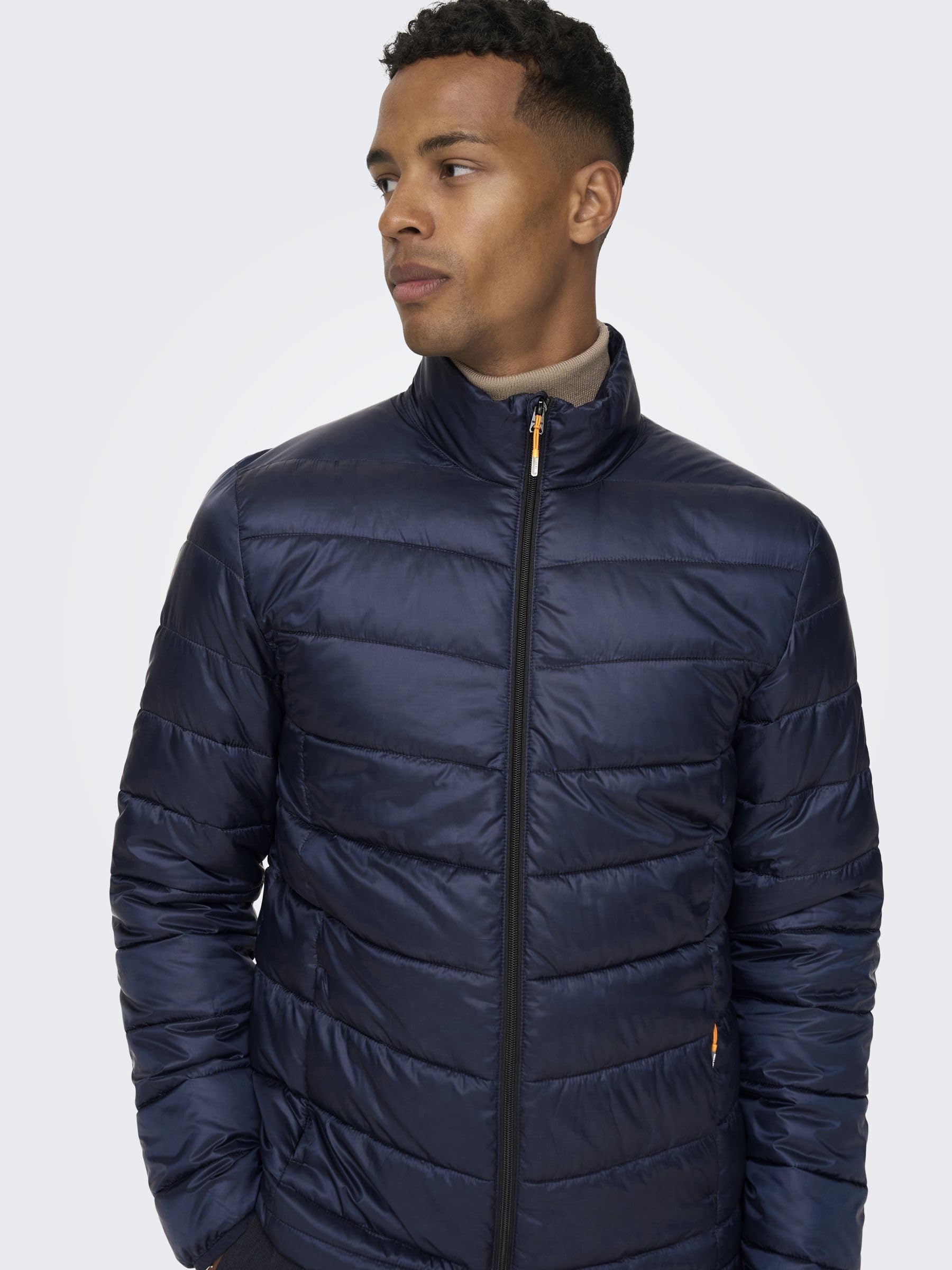Only & Sons Onscarven Giacca Trapuntata Navy Scuro Leggera