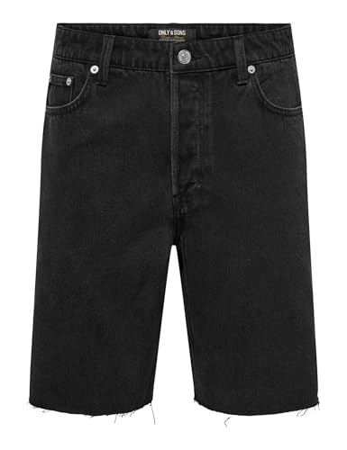 Only & Sons shorts denim uomo blu chiaro mix
