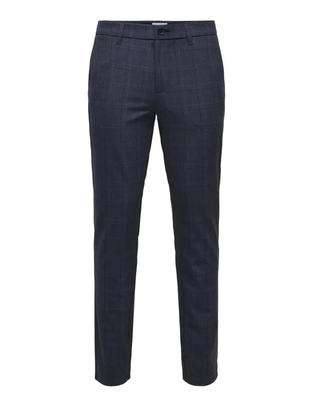 ONLY & SONS Onsbrad Slim Check 0184 Pantaloni Uomo 29W/34L