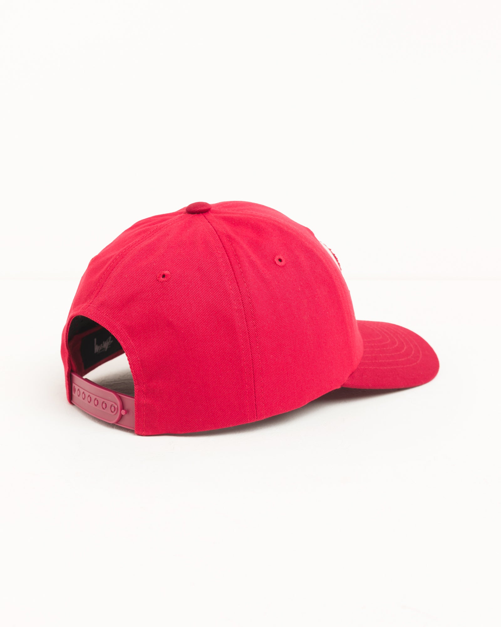 Stussy Chenille S Snapback cappello Gym Red cotone