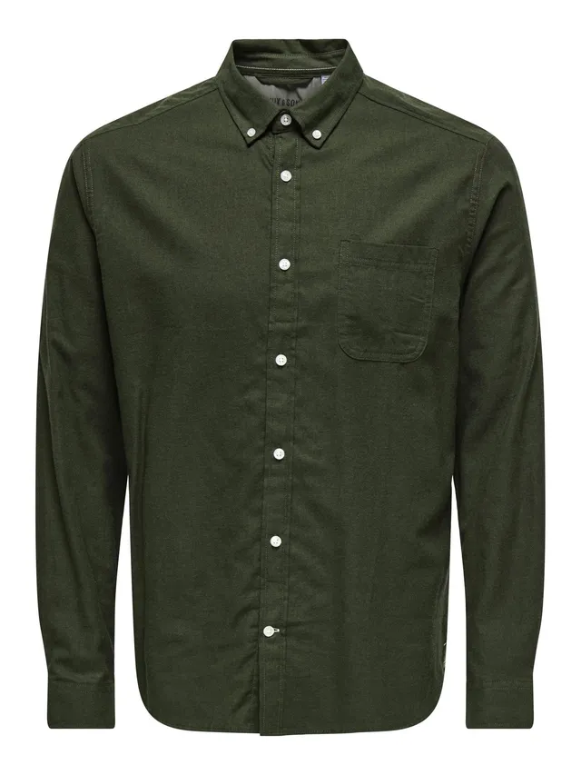 Only & Sons Onsroad Shirt camicia uomo Rosin cotone