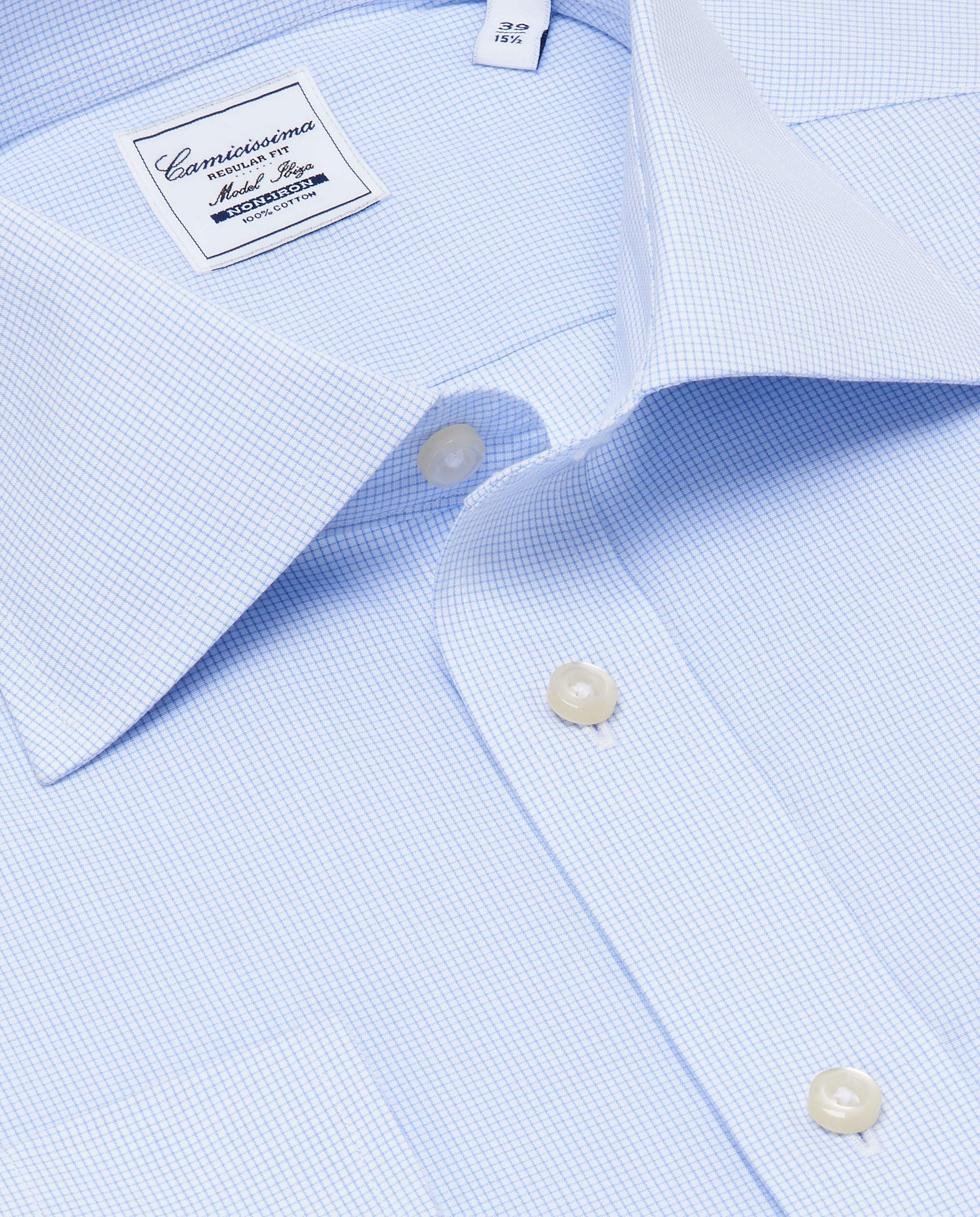 Camicissima Non Iron Camicia Uomo Quadri Regular