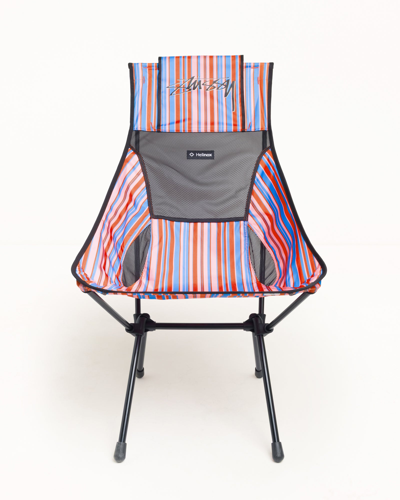 Stussy Helinox Sunset Chair sedia pieghevole rossa 145kg