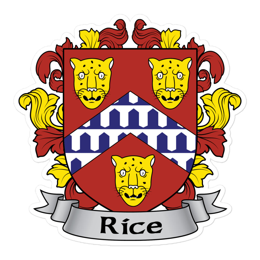 7.62 Design Rice Adesivo Vinile Stemma Irlandese 7,6 cm