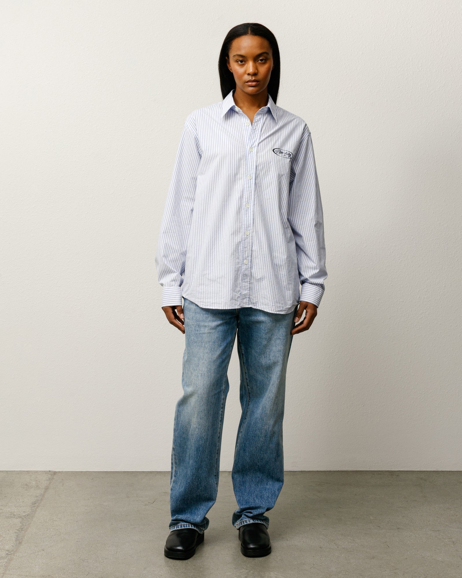 Stussy New Classic Jean jeans indigo stone wash 32