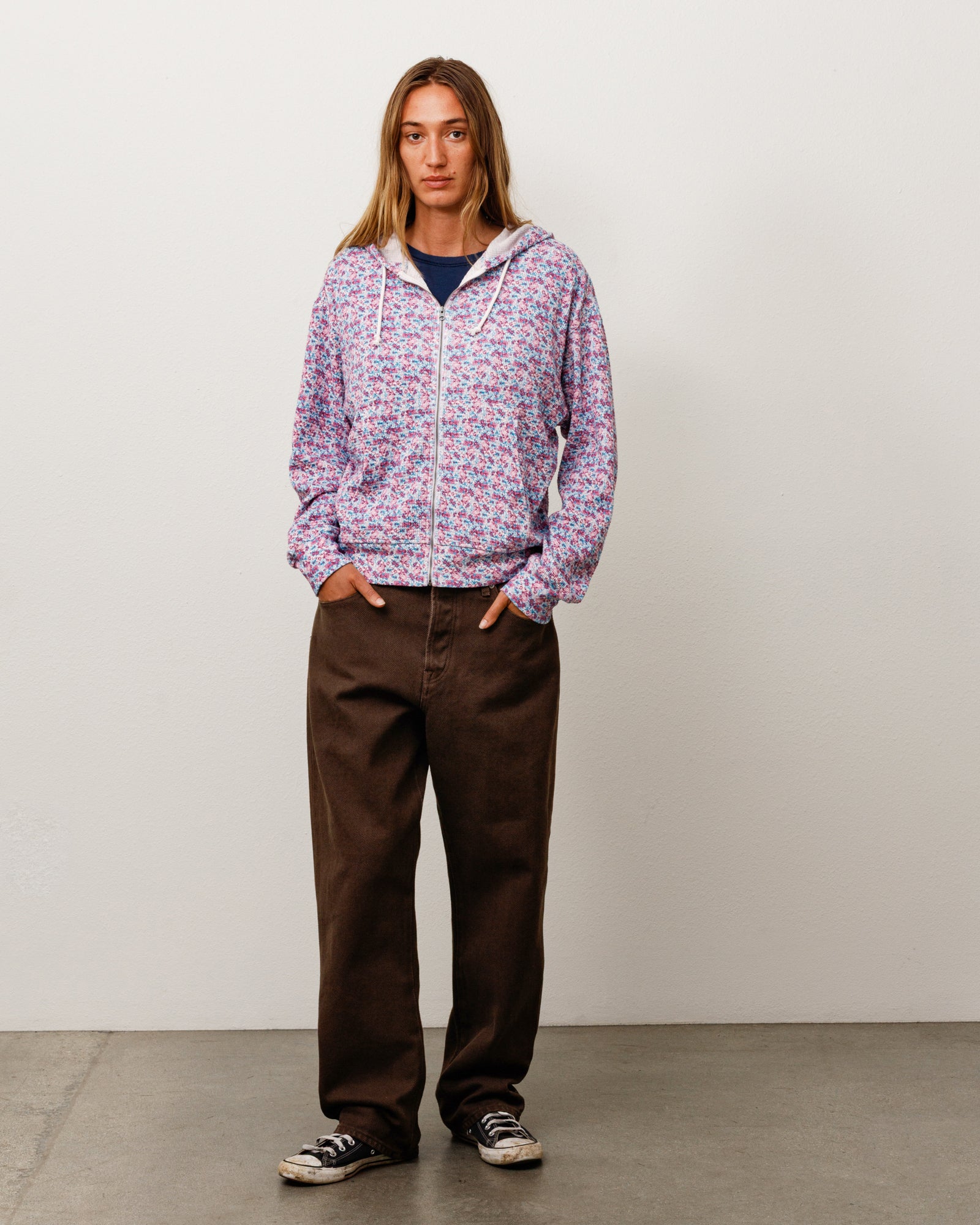 Stussy Big Ol' Jean jeans denim Brown Chevron