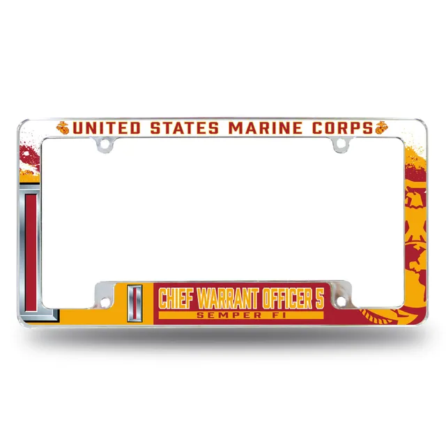 7.62 Design W-5 USMC cornice targa cromata 6x12.25"