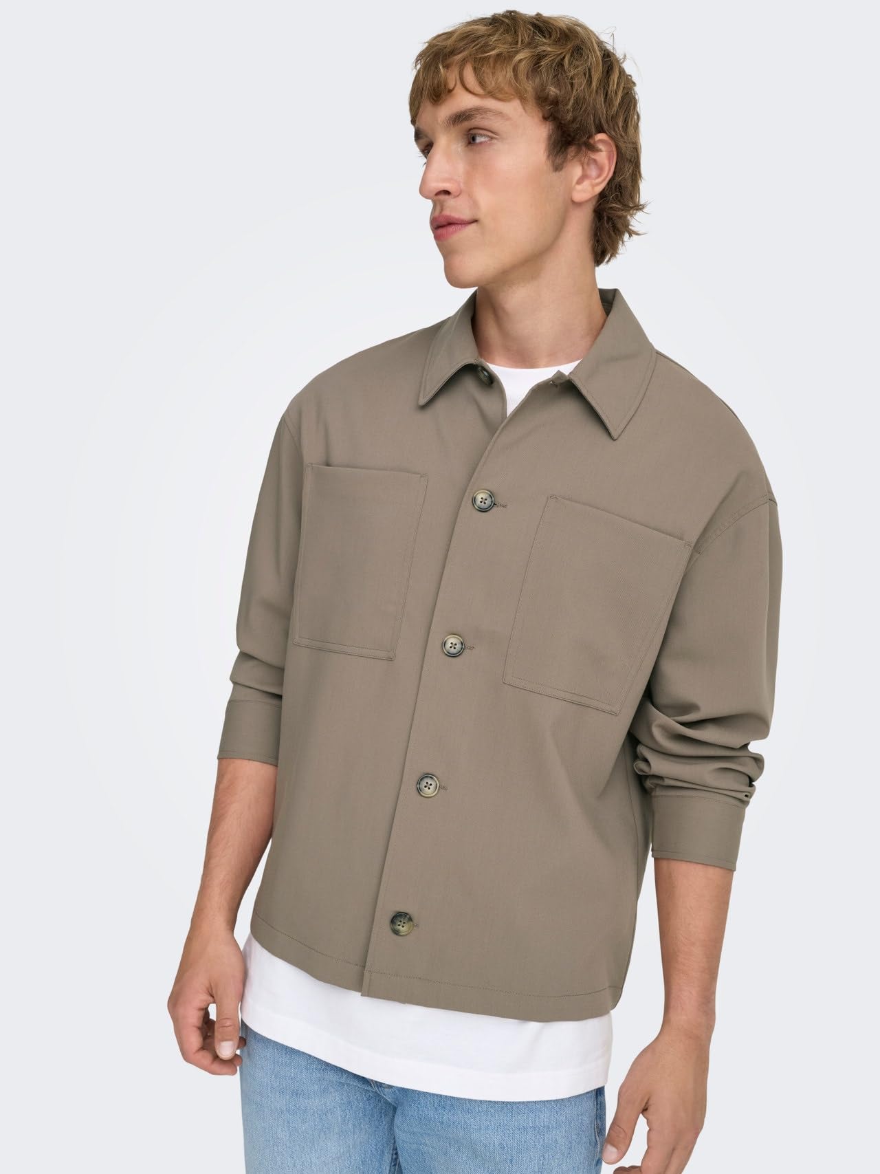 Only & Sons Onswill camicia uomo XL nera cotone