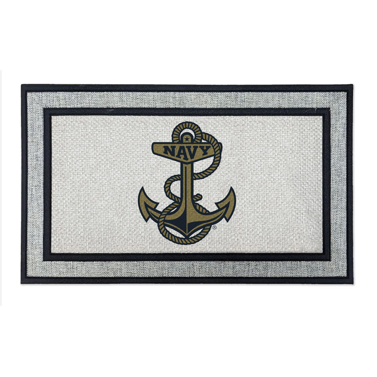7.62 Design US Navy Anchor Logo zerbino 45x76 cm grigio antiscivolo