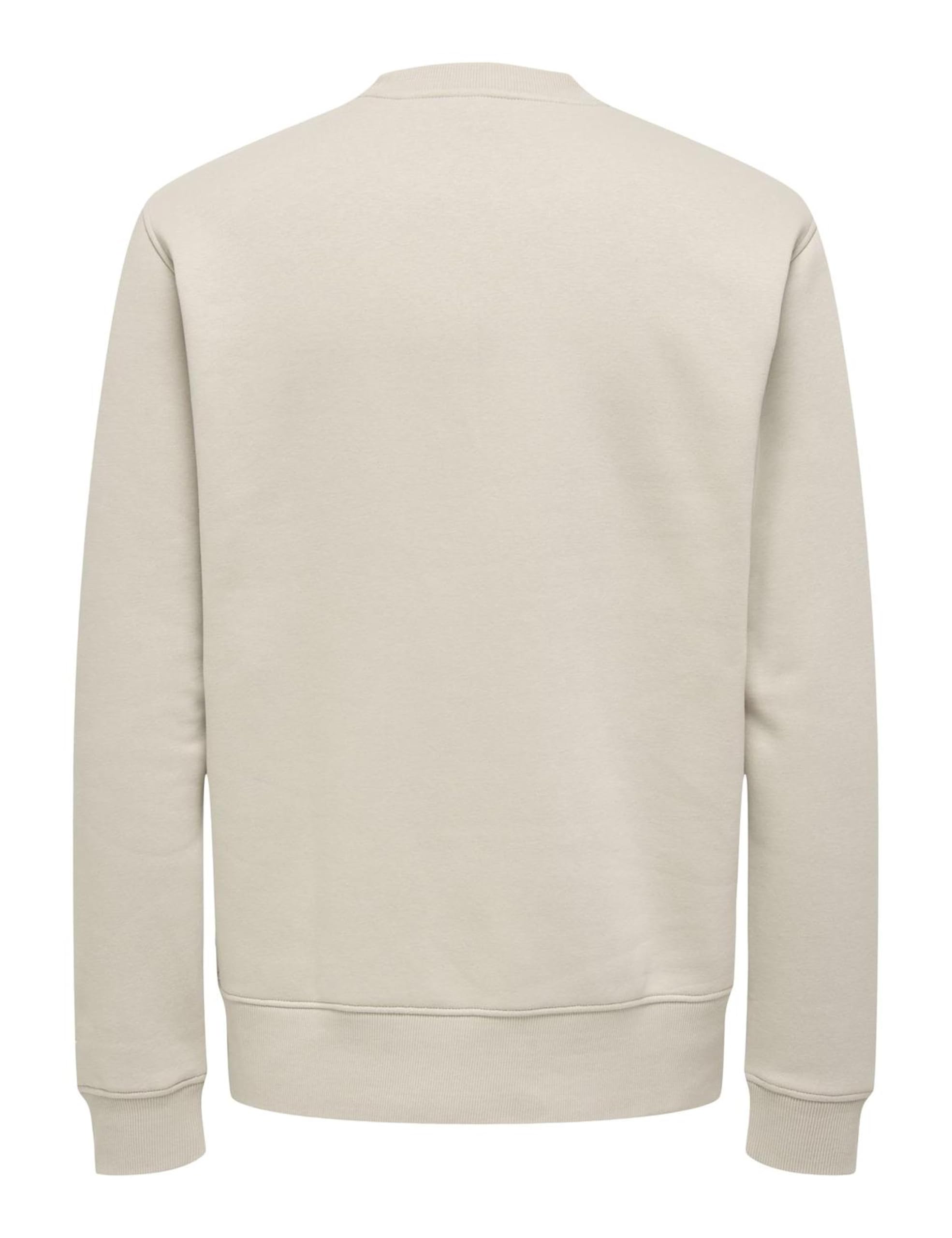 Only & Sons Onsdawson Reg Crew felpa uomo girocollo nera M
