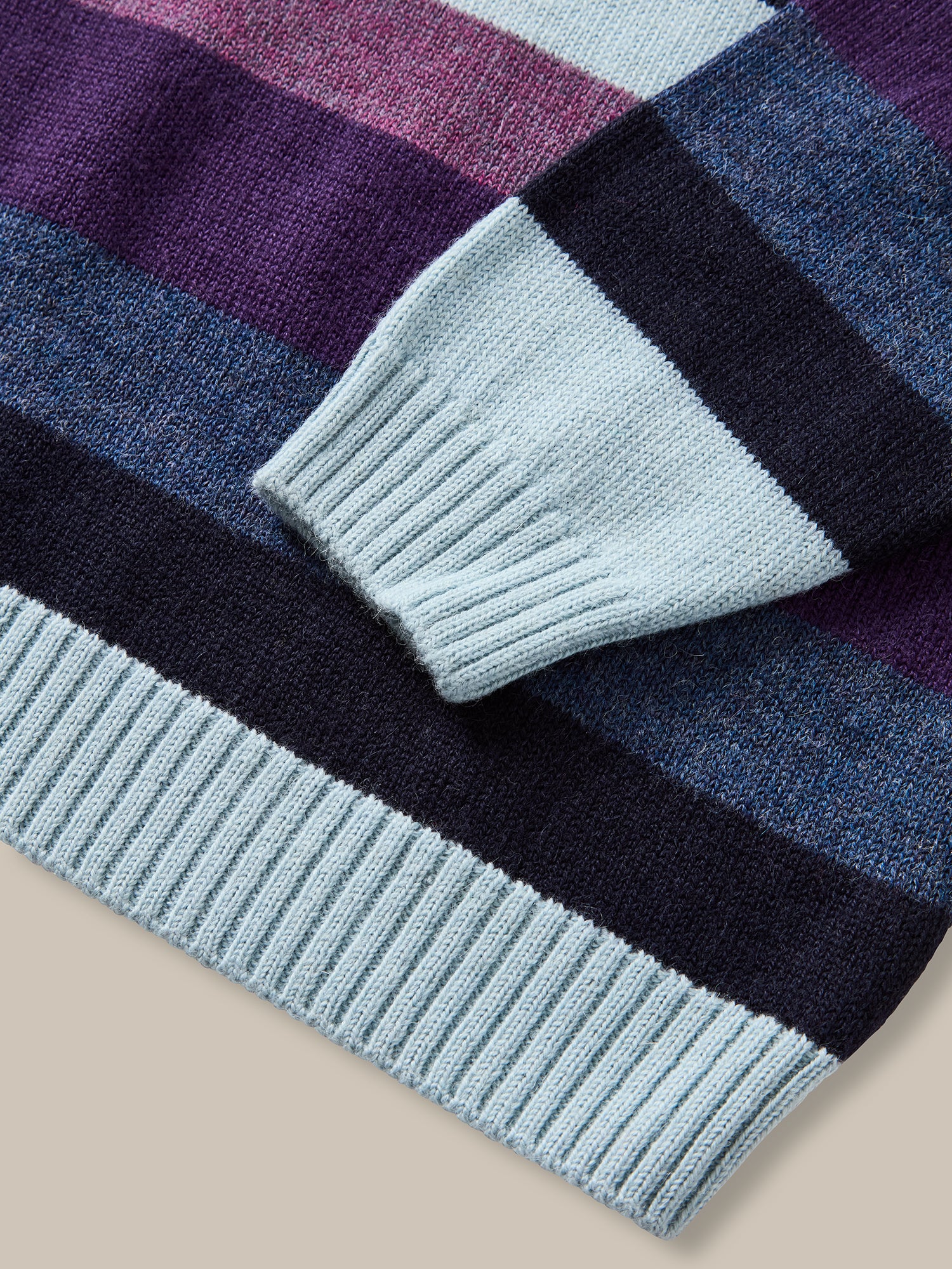 Robert Talbott Radcliffe Maglione Alpaca Blu Multi