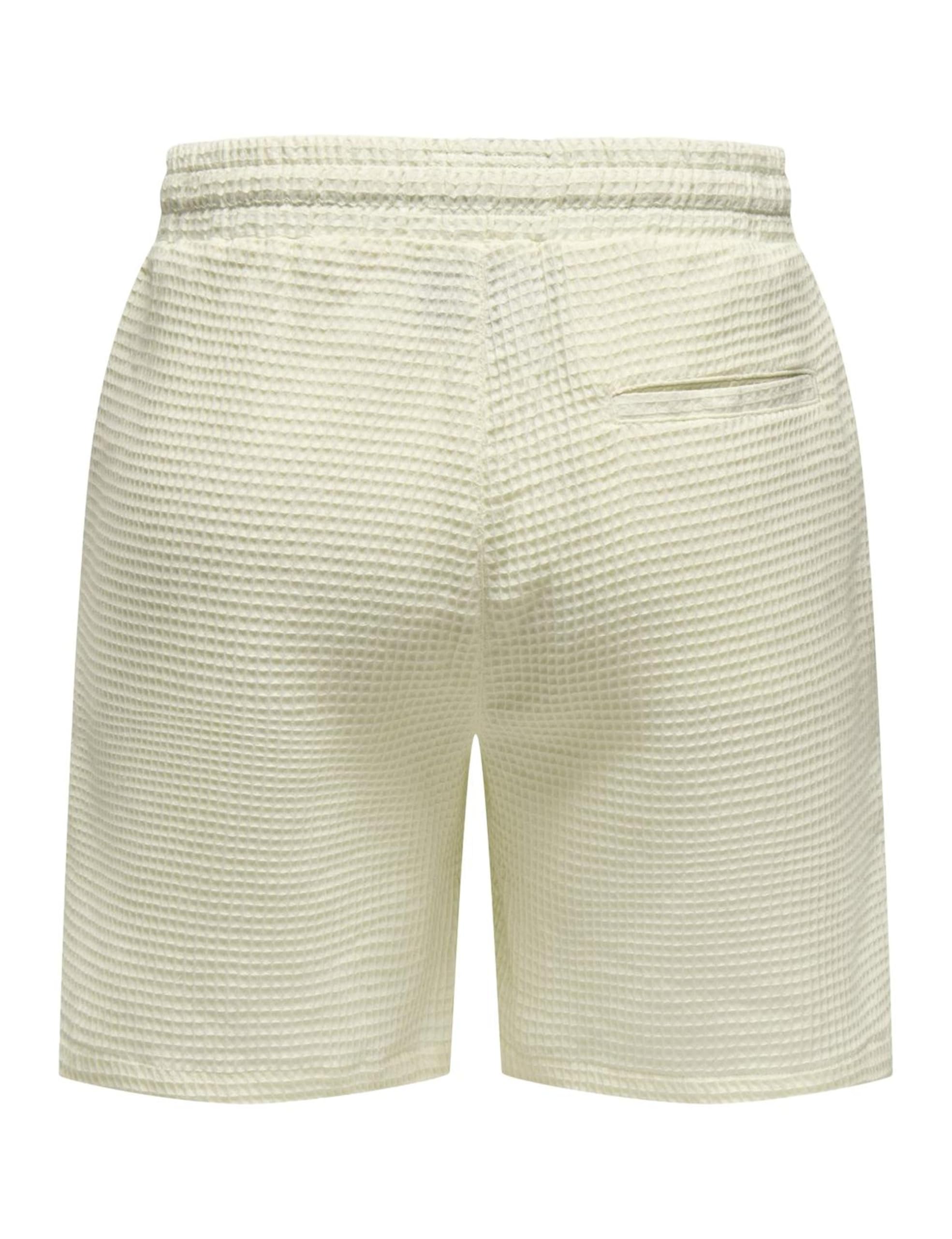 ONLY & SONS Onstel Savier Shorts XXL Bianco Cotone