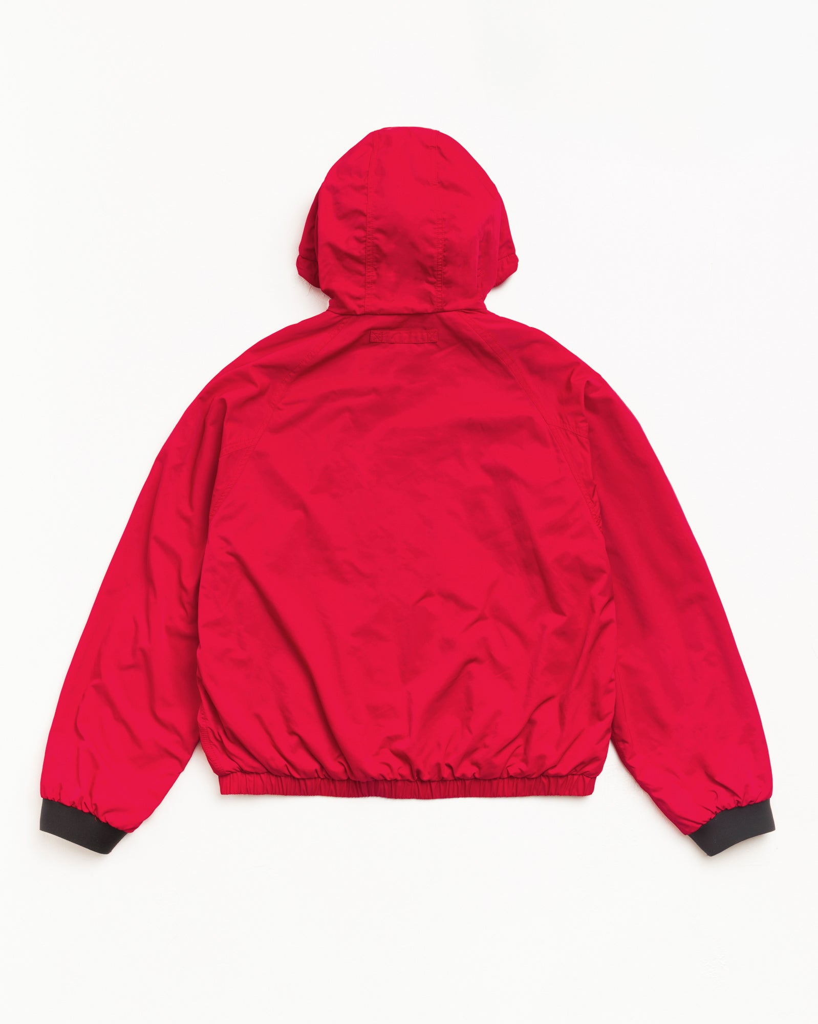Stussy Outerwear Coastline giacca rossa cappuccio nylon pile