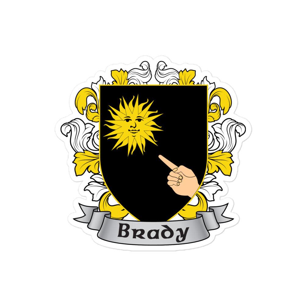 7.62 Design Brady adesivo vinile stemma irlandese 3x3