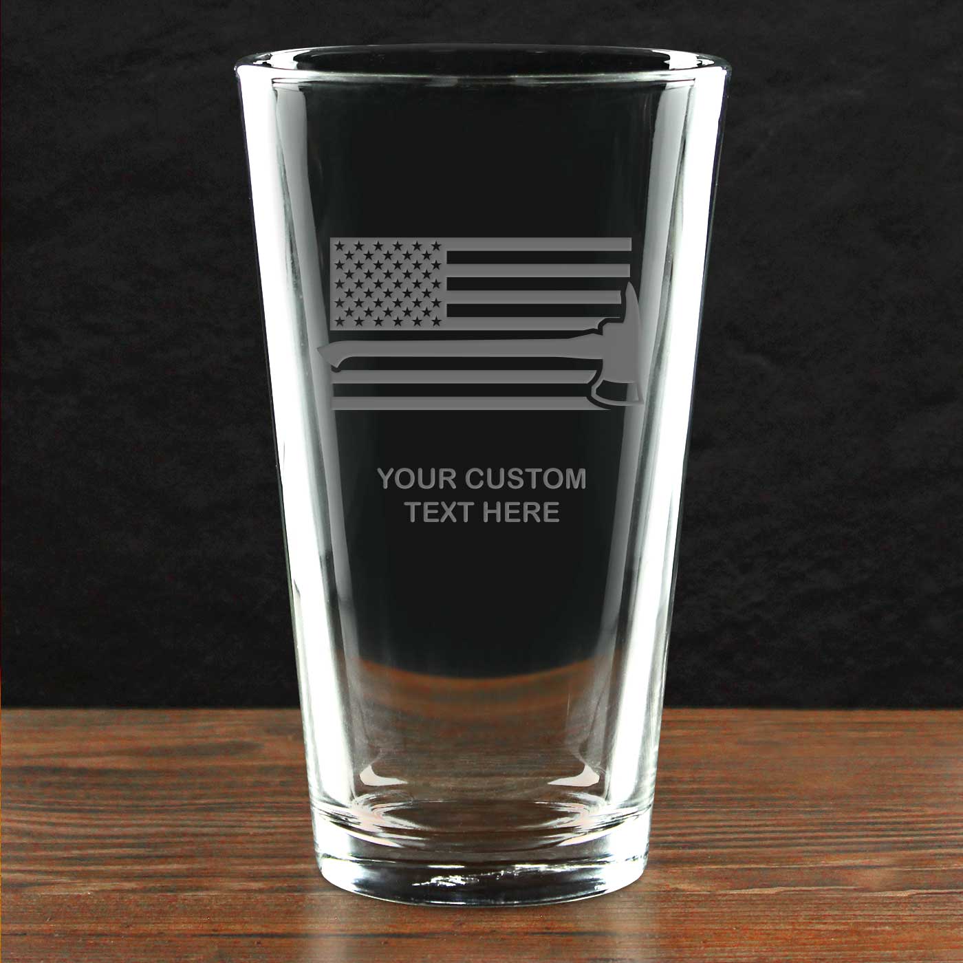 7.62 Design Drinkware bicchiere pompieri 16oz Maltese Cross inciso