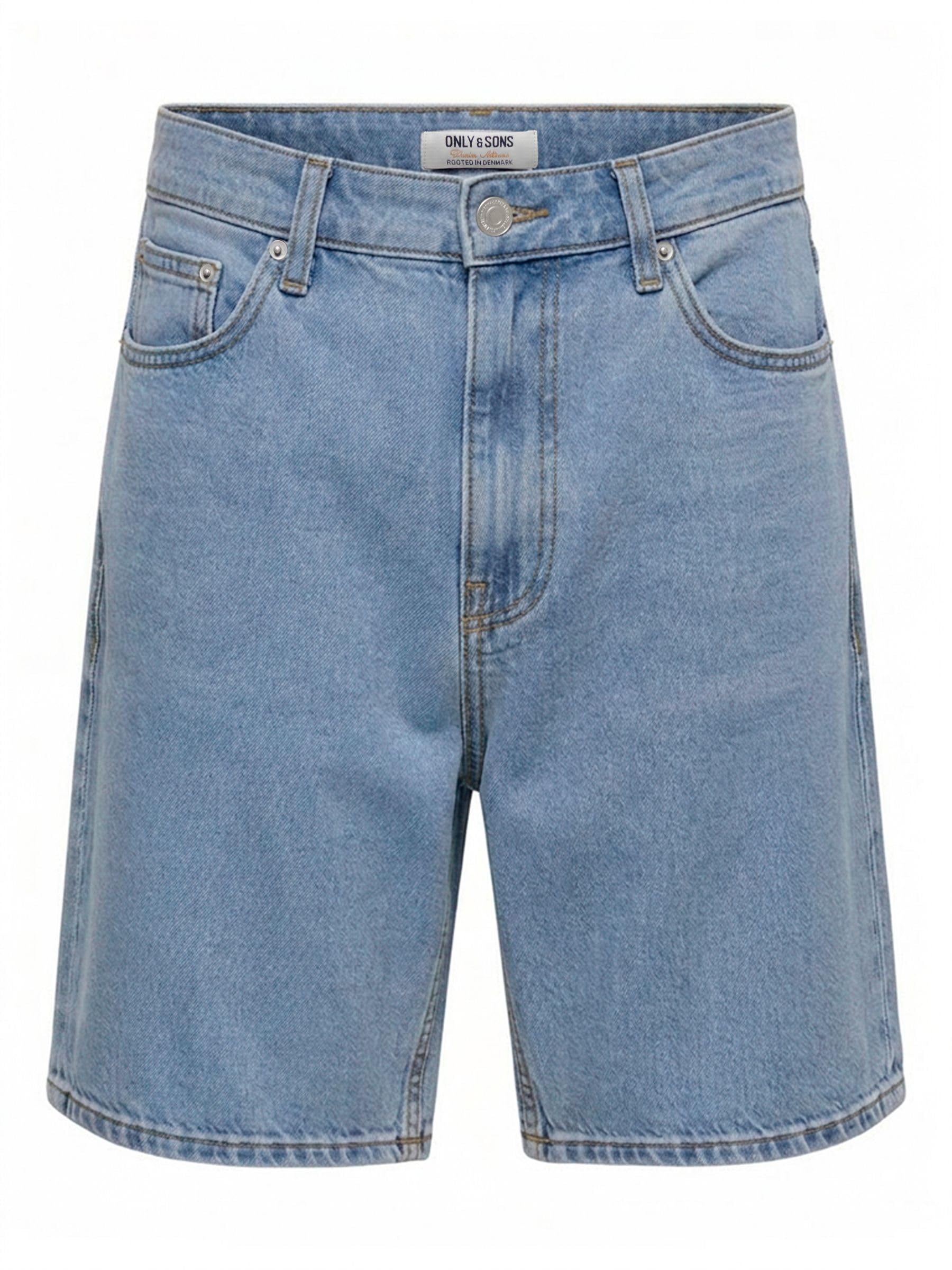 Only & Sons Onsfade Pim Shorts Pantaloncini Denim Blu Medio M