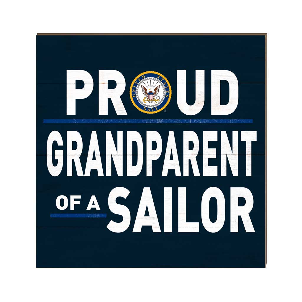 7.62 Design Navy Grandparent Targa legno 25x25 cm blu