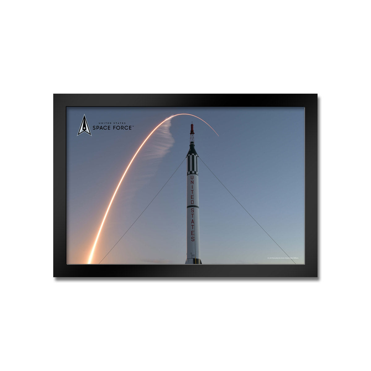 7.62 Design Space Force Rocket Mercury stampa incorniciata 35x50