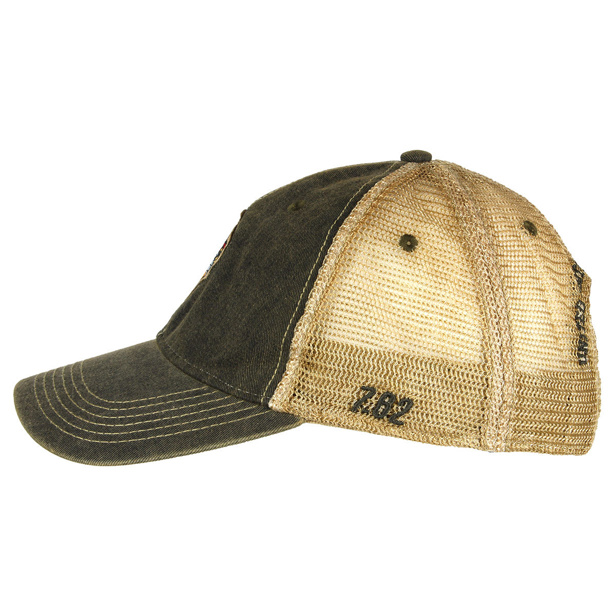 7.62 Design Eagle Globe Anchor Cappello trucker nero ricamato