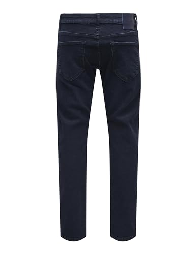 Only & Sons Jeans Uomo Denim Blu Nero 32W/32L