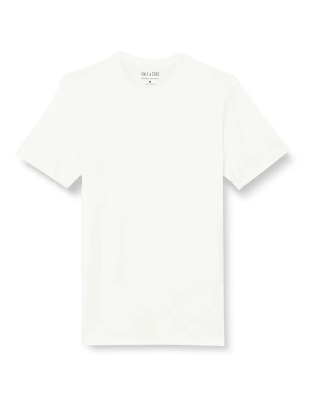 ONLY & SONS Onstheo T-Shirt Uomo Bianca 2 Pack Taglia L