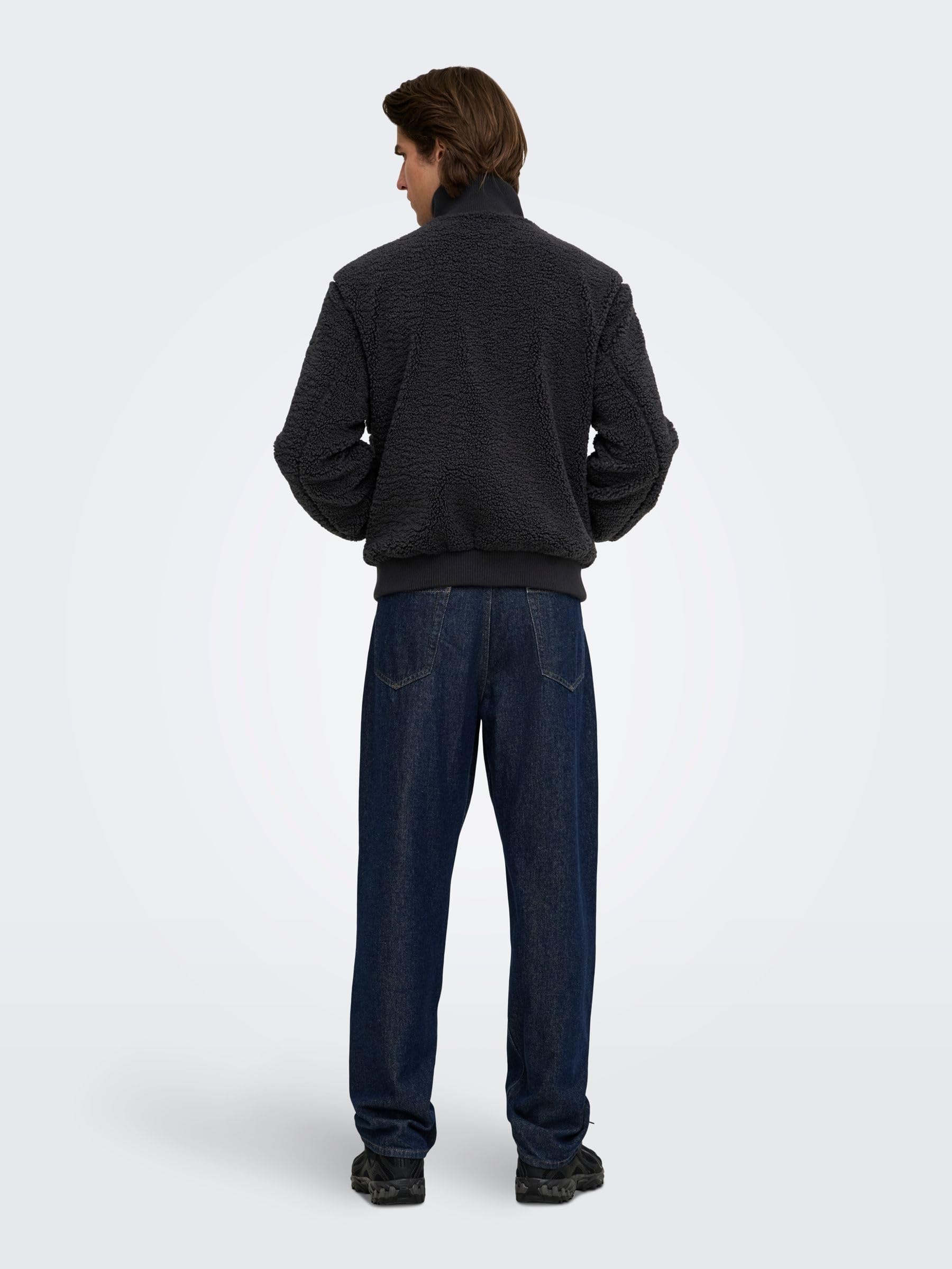 Only & Sons Onsray Sherpa Otw giacca uomo phantom