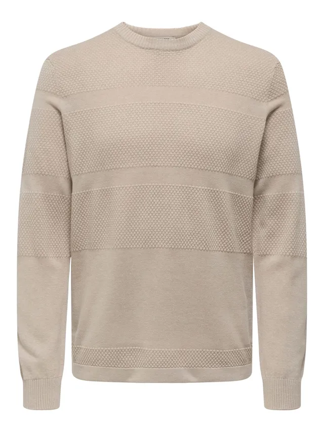 ONLY & SONS Onsmalik Maglione XL Uomo Girocollo Knit