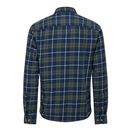 Only & Sons Onsral LS camicia slim a quadri uomo
