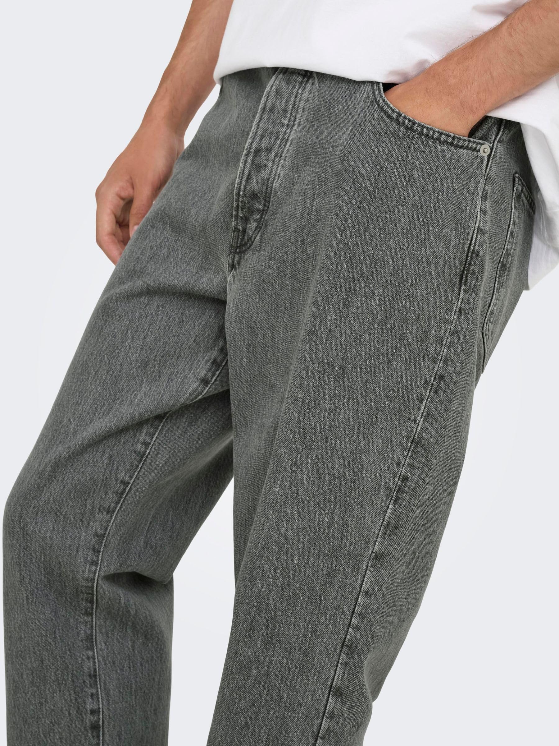 Only & Sons Onstye Loose Fit Jeans uomo Vita media 32W/30L