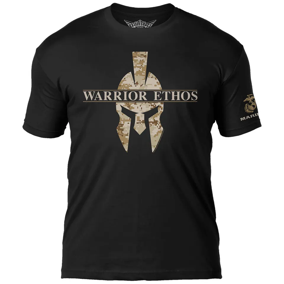 7.62 Design USMC Warrior Ethos maglietta uomo nera cotone