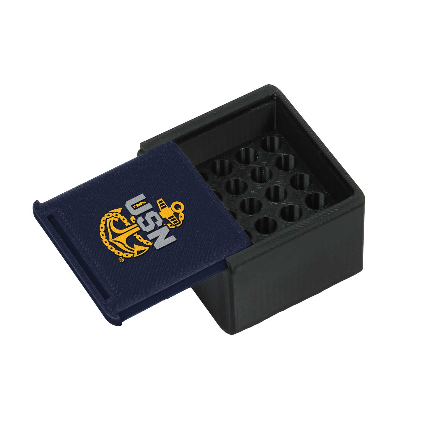 7.62 Design 3D Printed Ammo Boxes Navy CPO box 22LR 50