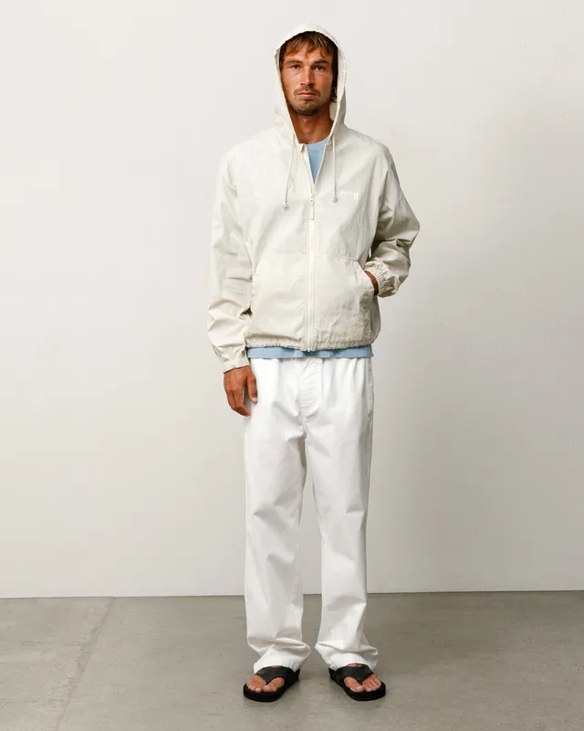 Stussy Shell da Spiaggia giacca cotone cerato stone