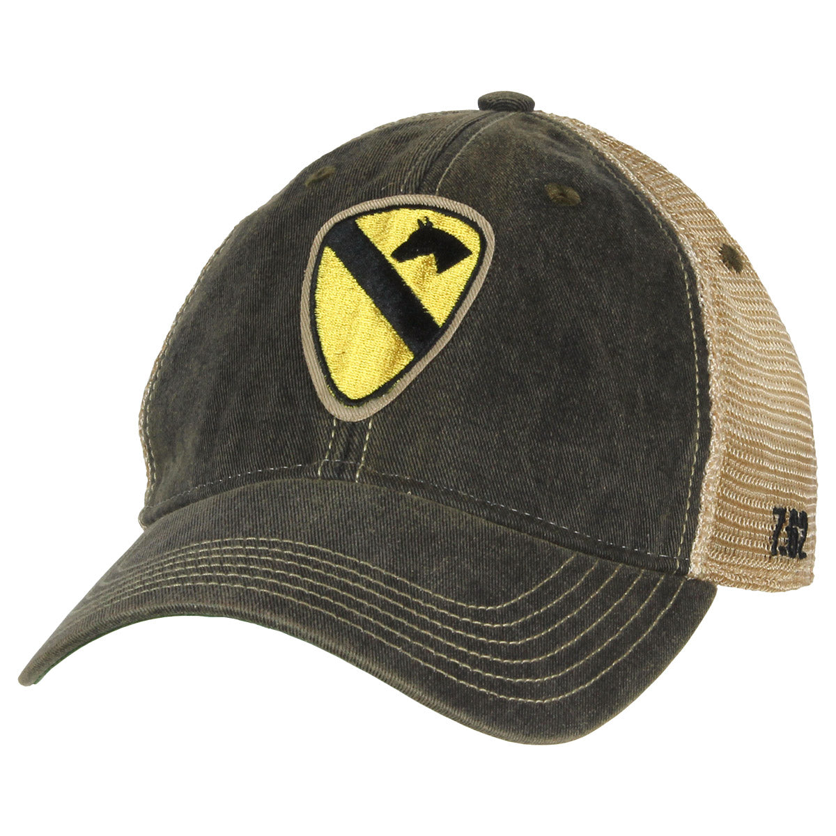 7.62 Design Headwear 1st Cavalry Cappello Trucker Nero Taglia Unica