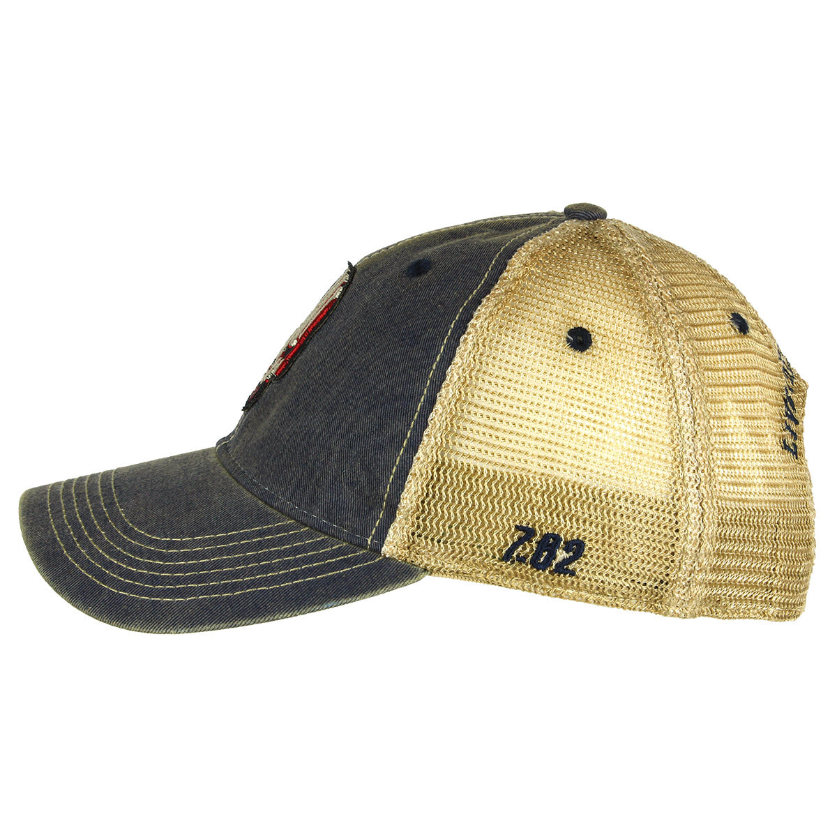 7.62 Design Betsy Ross Skull Cappello Trucker Blu Taglia Unica