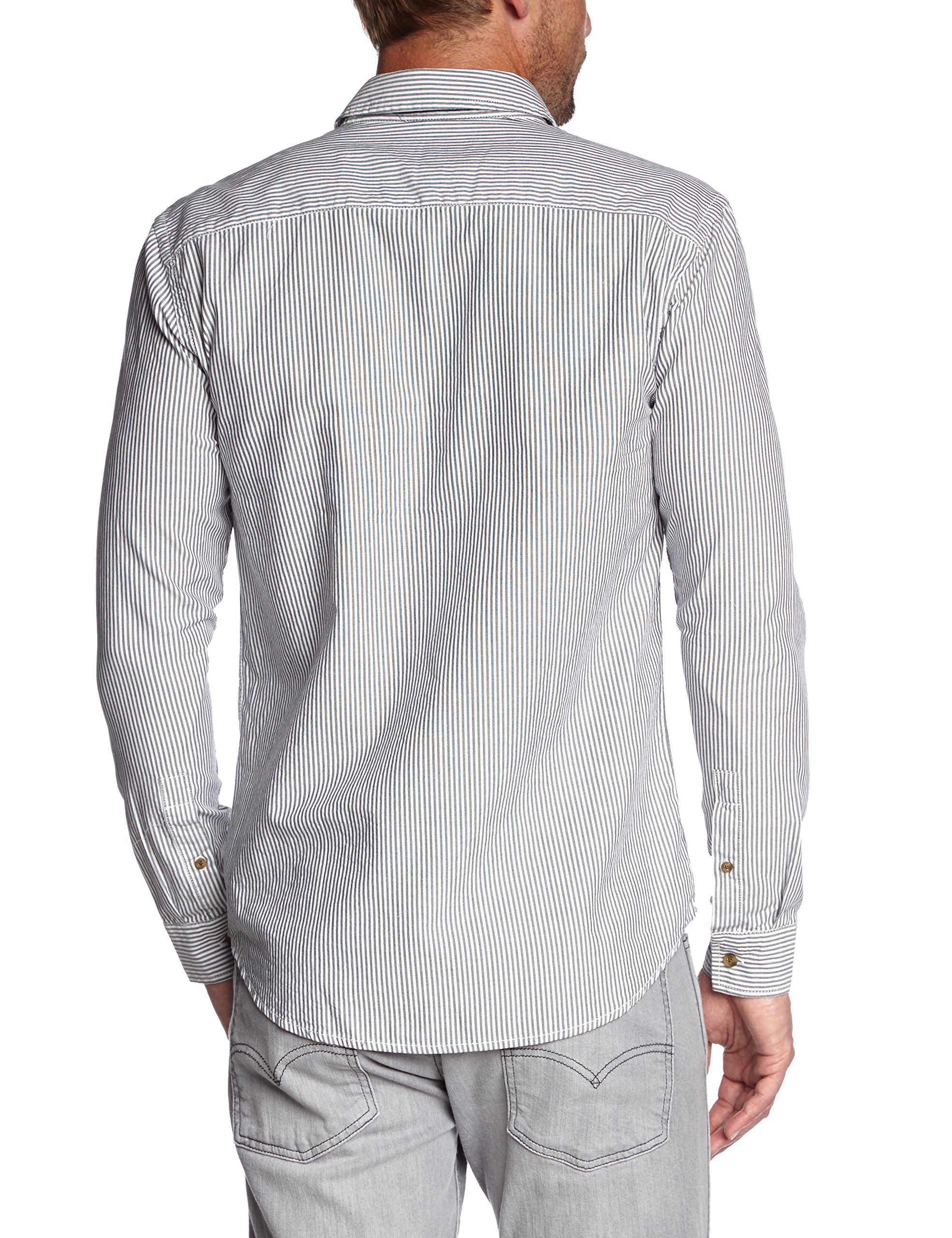 ONLY & SONS Camicia Uomo M Blu Dark Navy cotone