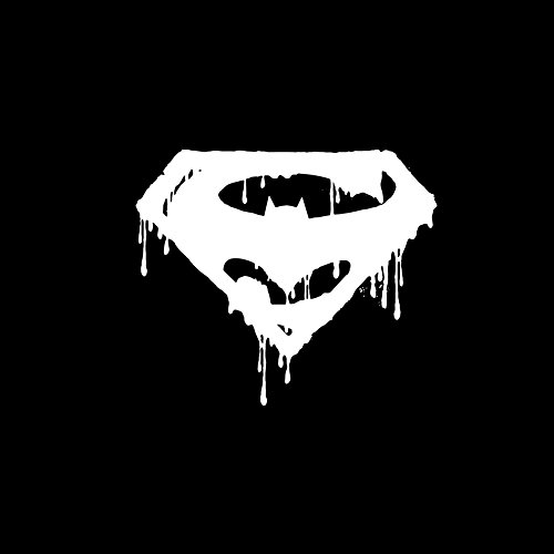 Makaya Superbat T-Shirt Donna Nera Cotone Supereroi