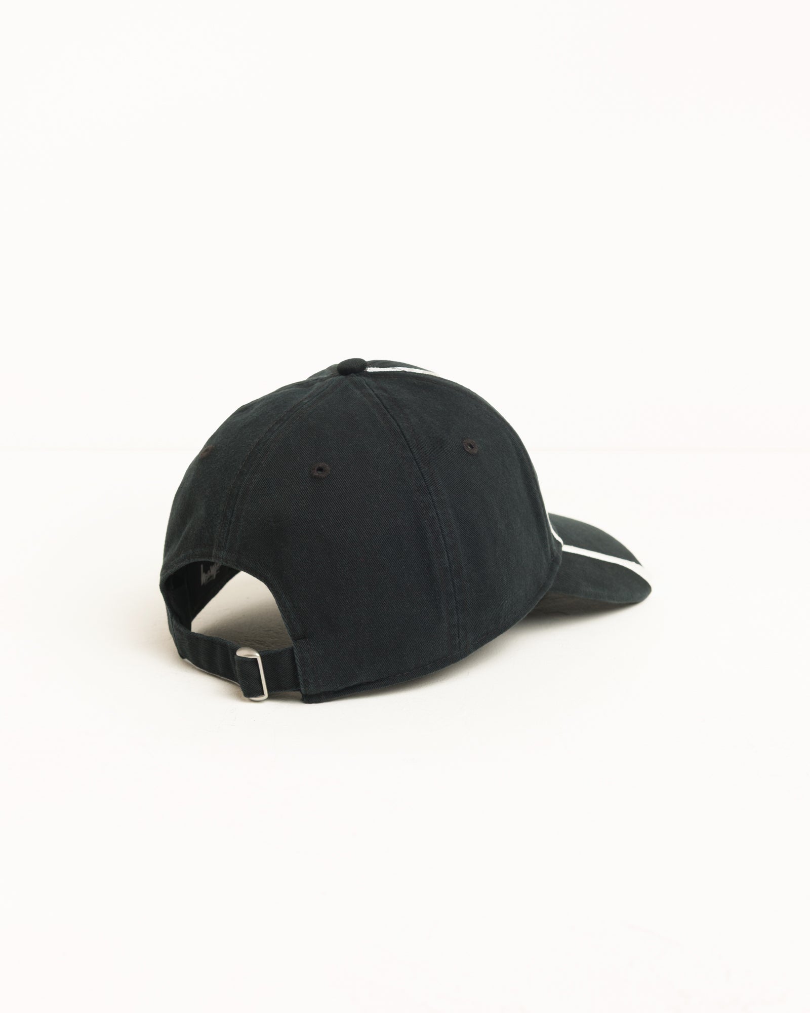 Stussy S Oval Cap cappello nero cotone twill