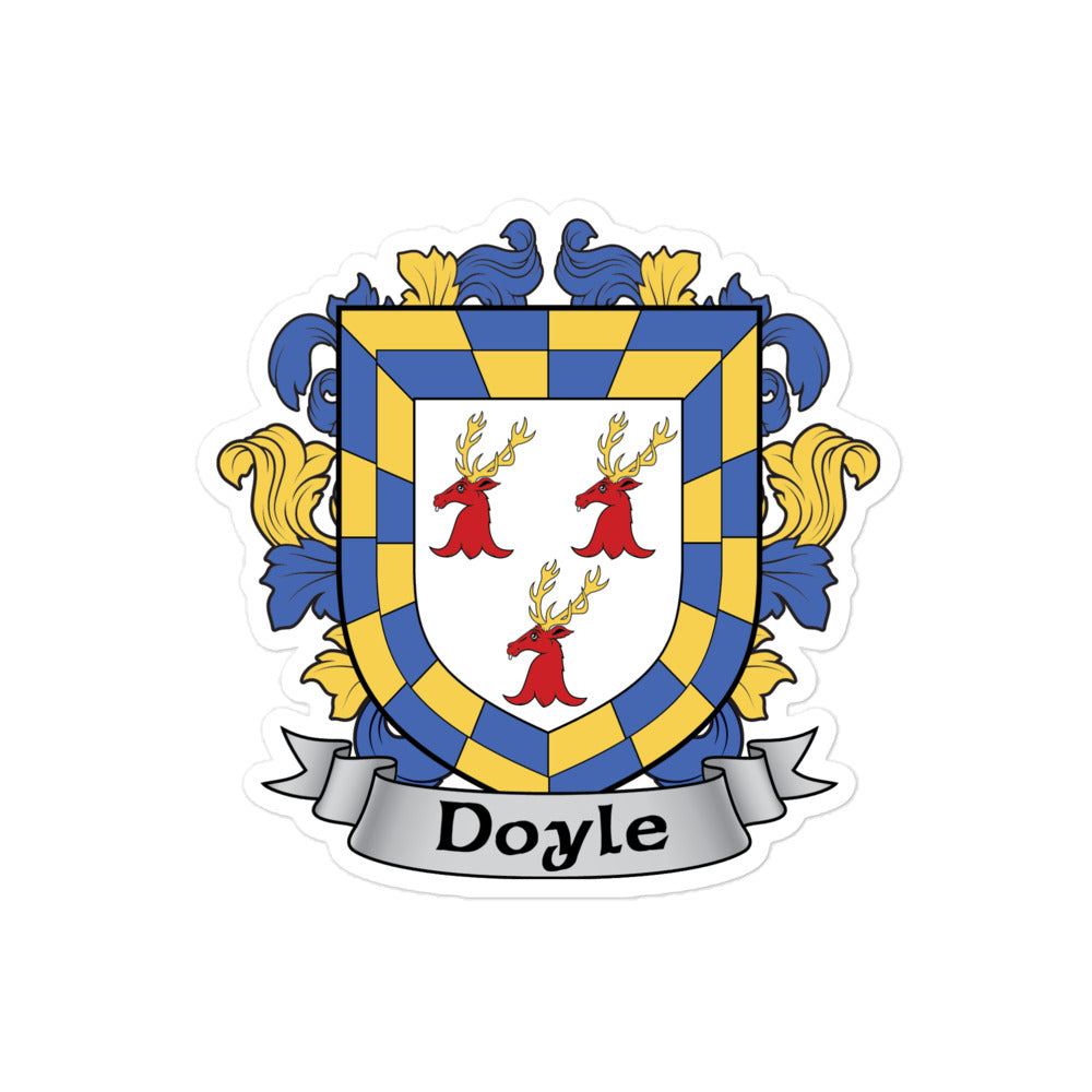 7.62 Design Doyle Irish Coat of Arms sticker vinile 5.5"