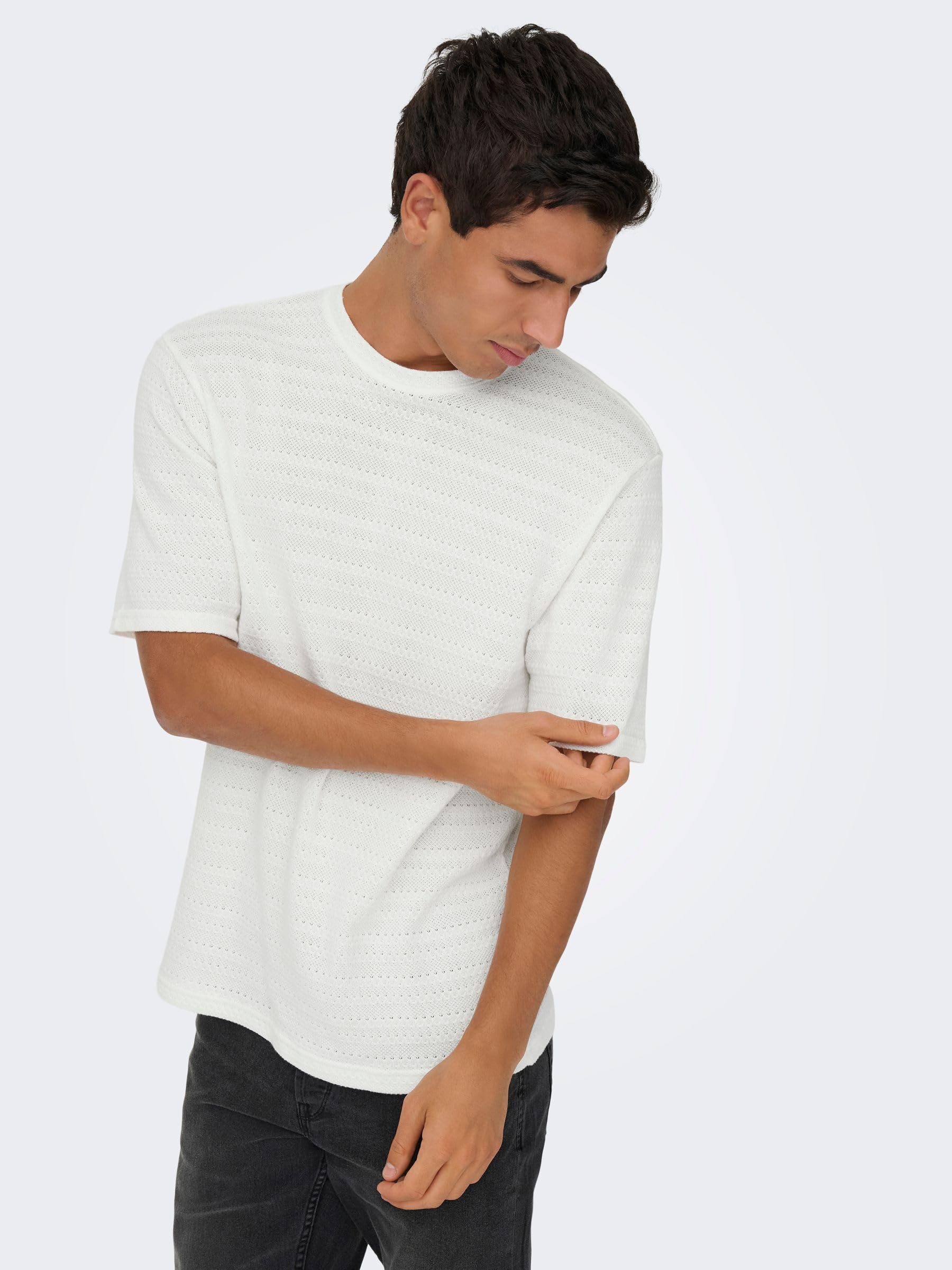 Only & Sons Onsgivo Maglia Uomo Cloud Dancer S