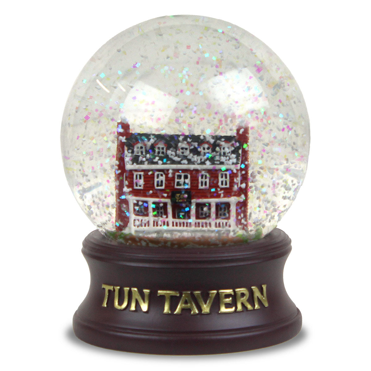 7.62 Design USMC Tun Tavern palla neve vetro 10 cm Natale