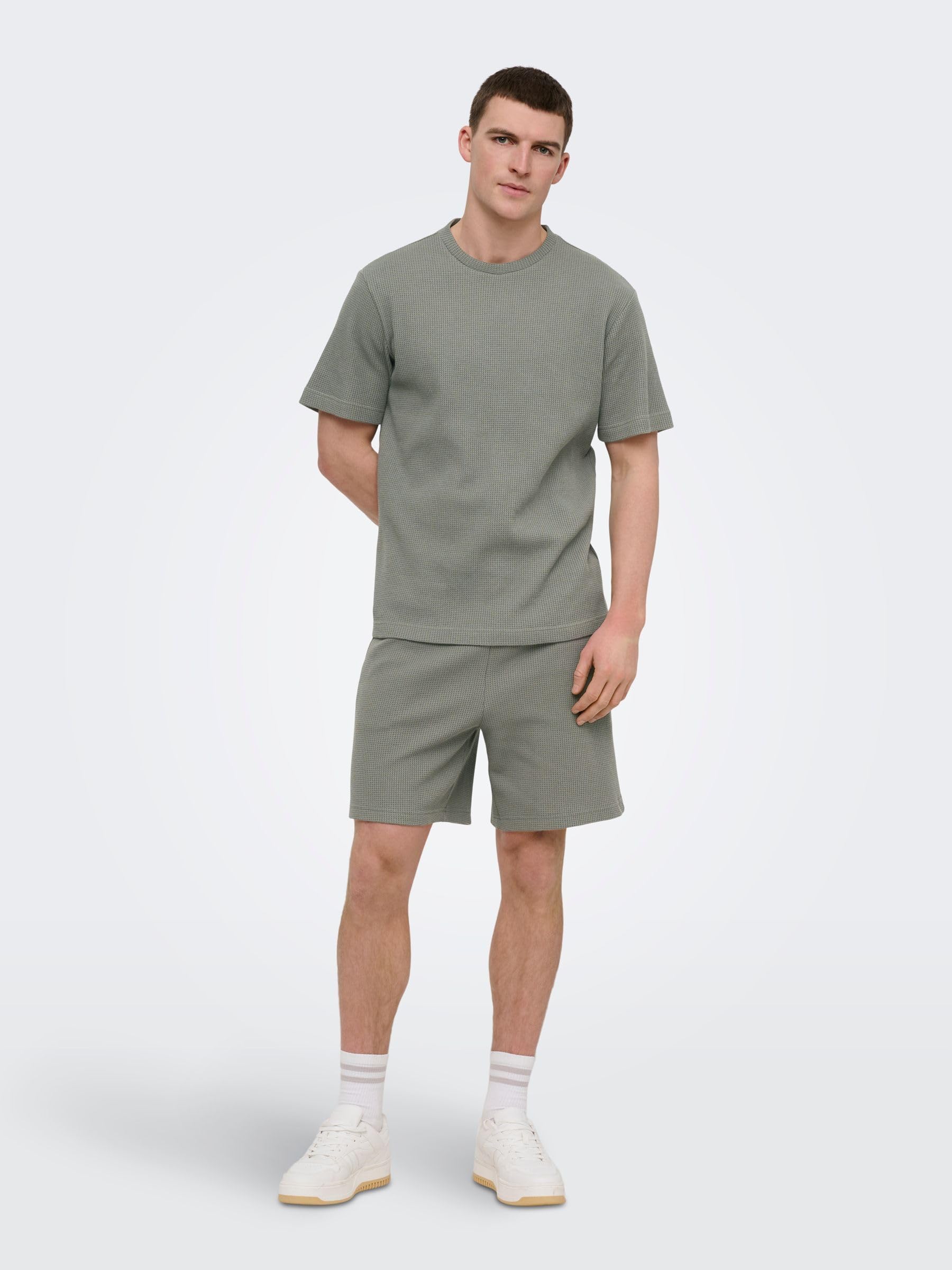 Only & Sons Onstobie RLX Pantaloncini uomo XS waffle