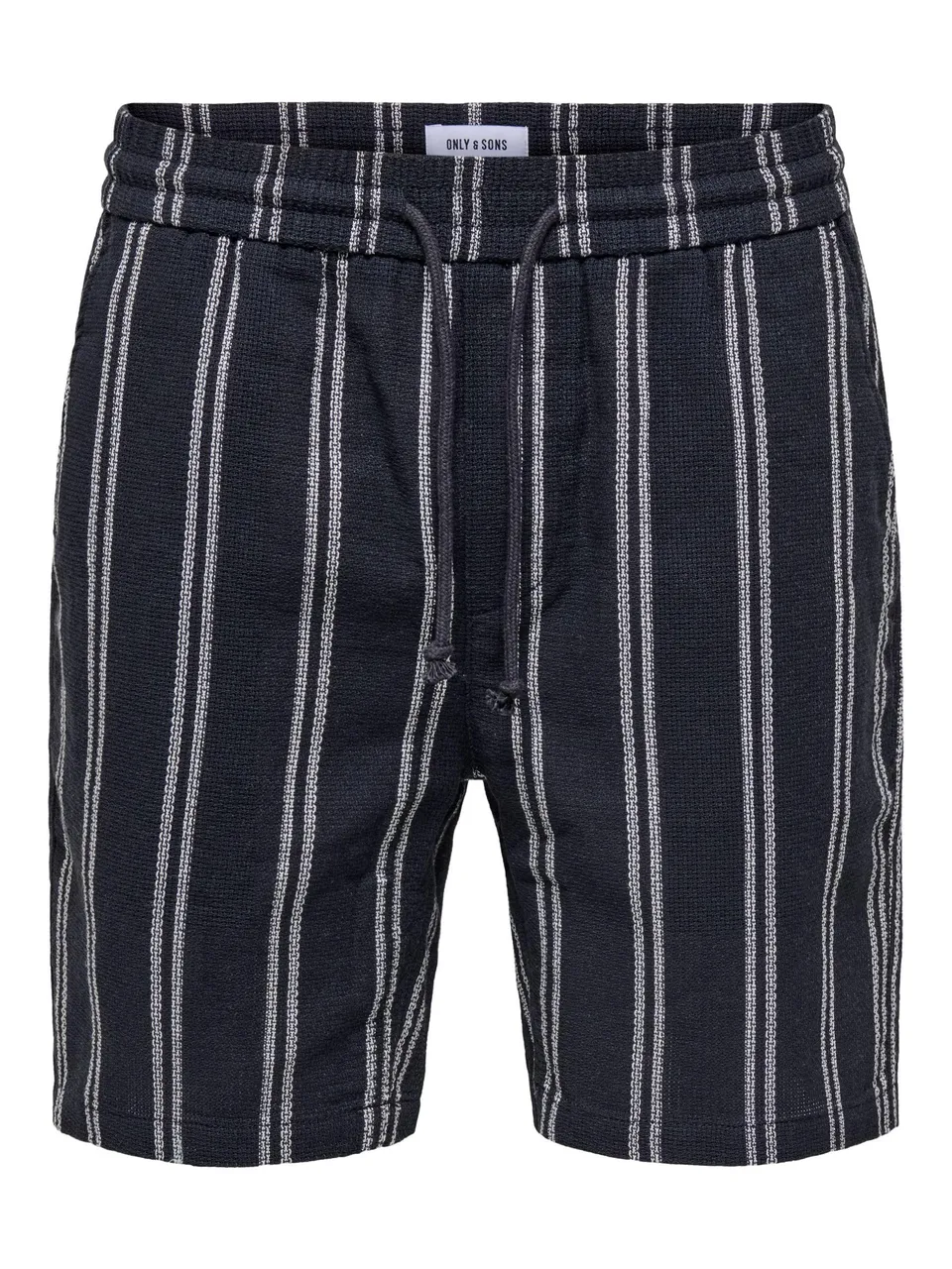 ONLY & SONS Onstrev Life Reg Struc Stripe Shorts Uomo a Righe