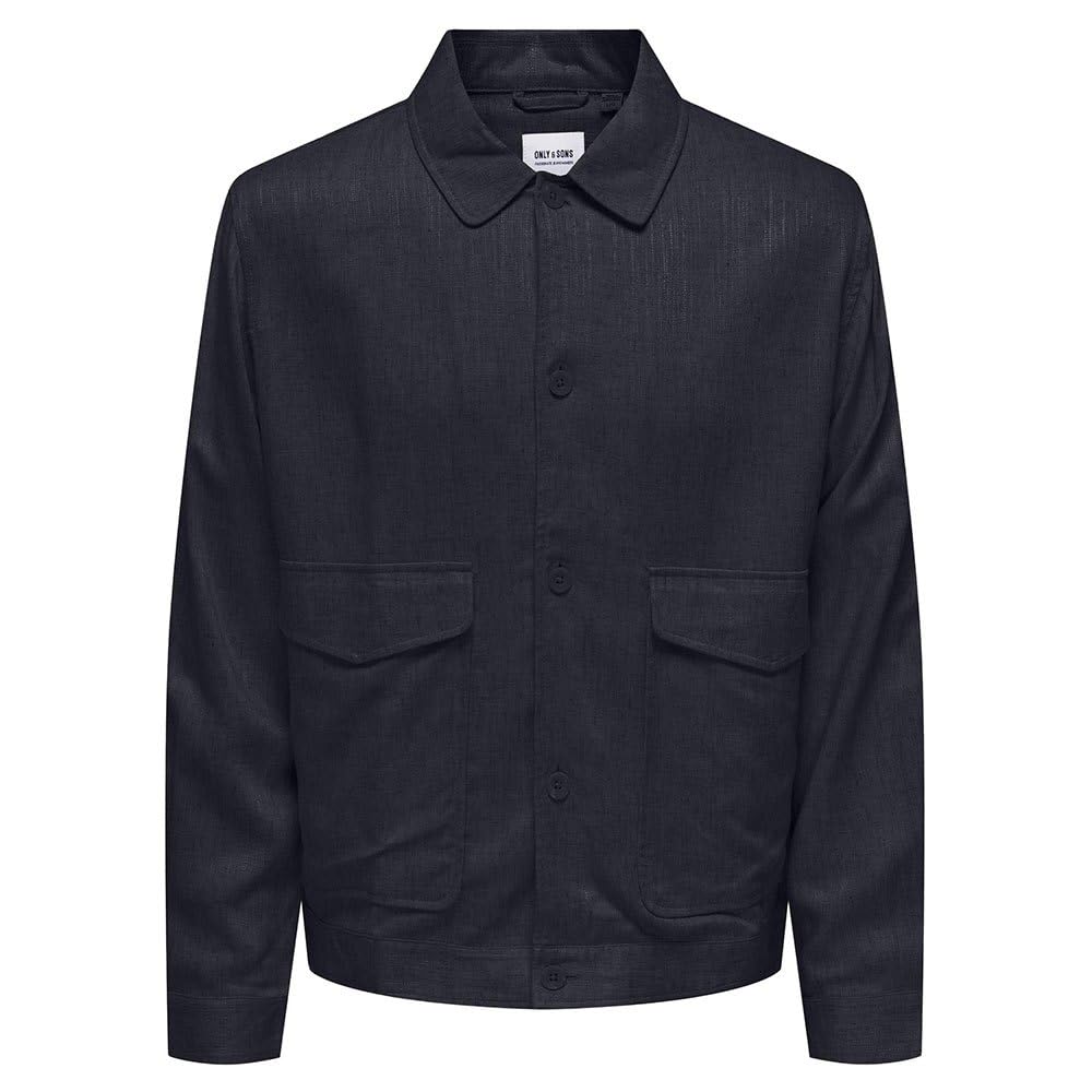 Only & Sons Eliot 0075 giacca uomo viscosa lino taglia M