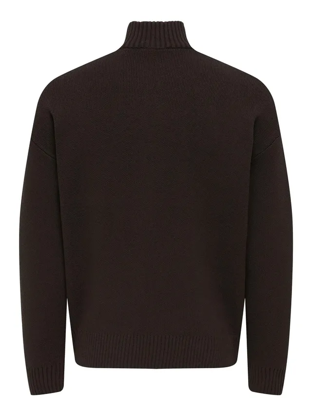 Only & Sons Onsblake DS cardigan uomo XS chicco di caffè