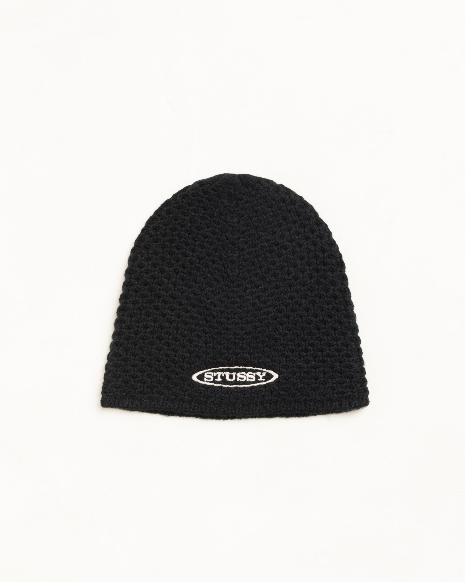 Stussy Headwear Skullcap Maglia Testurizzata Beanie Nero Lana