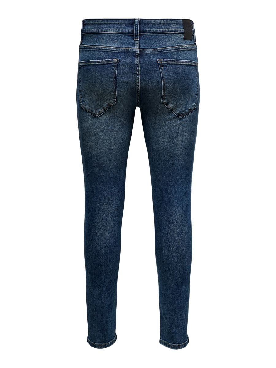 ONLY & SONS Jeans Uomo Slim Taglia 30 Blu Denim