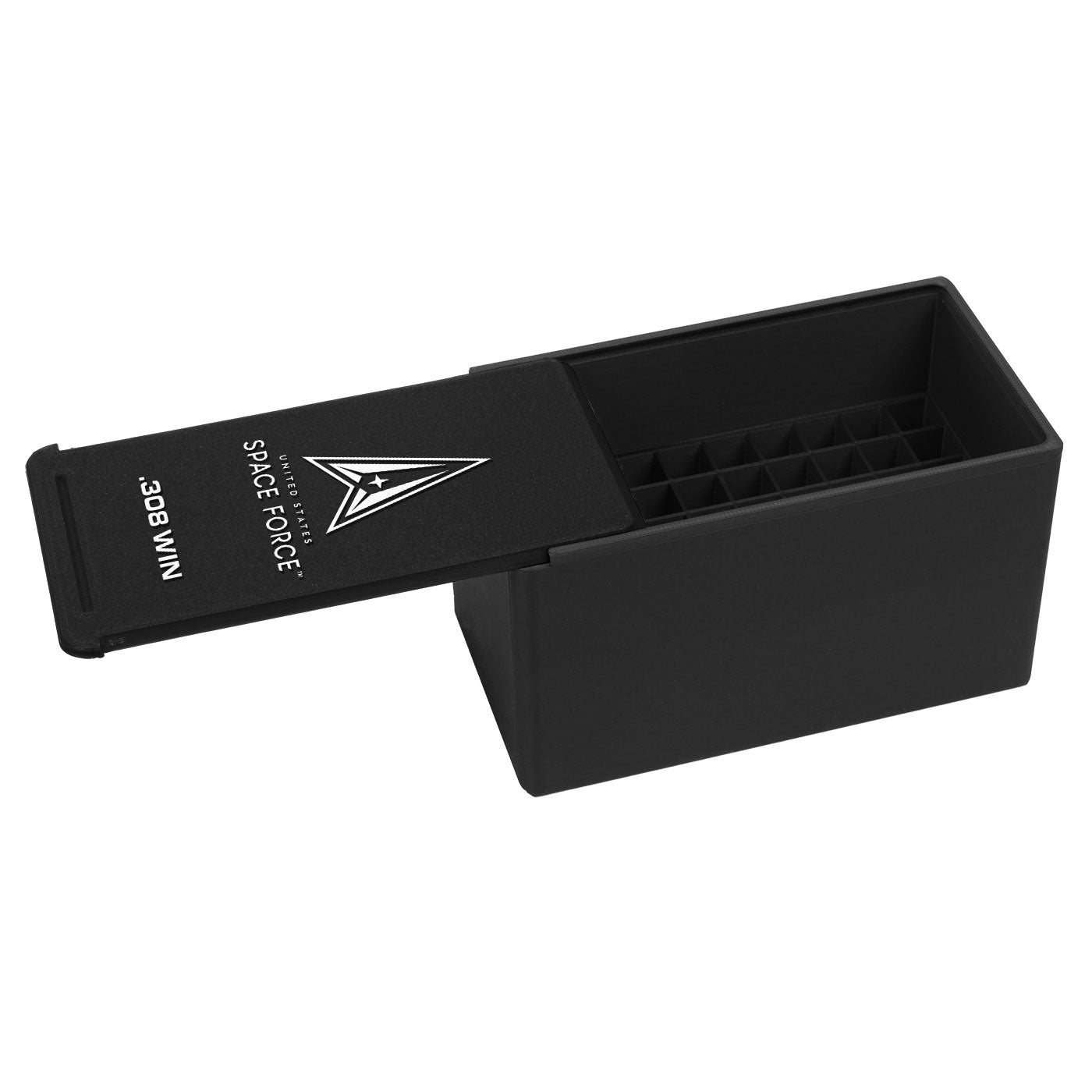 7.62 Design 3D Printed Ammo Boxes U.S. Space Force box 9mm 50 colpi